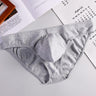 QS Ribbed Breathable Sexy Elastic Briefs