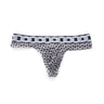 ZD Trendy Waistband Printed Thong