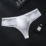 ZD Satin Lace Patchwork Thong