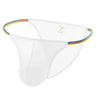 Multicolor Thin Ribbon Waist Ultra Sheer Low Rise Men's Briefs