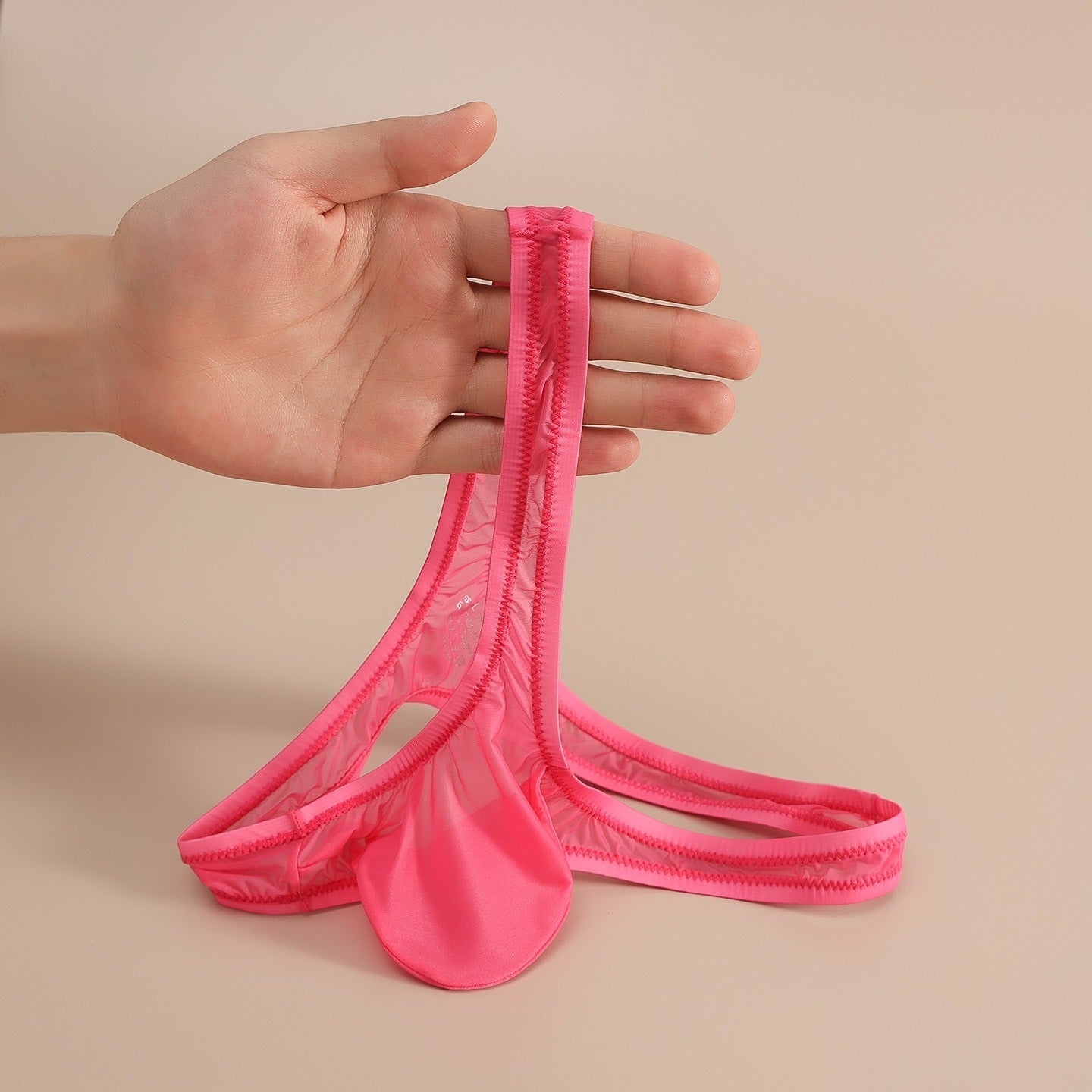 QS【Fan Benefit Item】Ultra-Thin Sheer Sexy Low Rise T-Back Fit Thong
