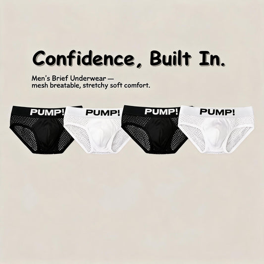 ZD Sweat-Wicking Anti-Bacterial Mesh Briefs