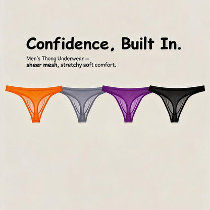 ZD【Hot Sale】Sexy See-Through Ultra-Thin Tech-Stretch Thong