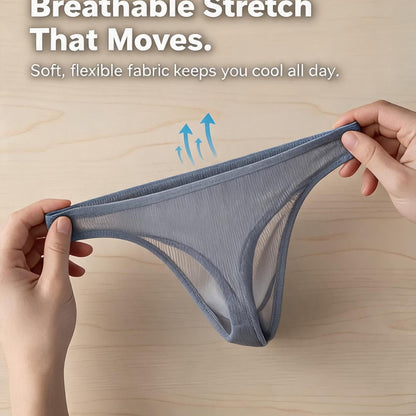 ZD【Hot Sale】Sexy See-Through Ultra-Thin Tech-Stretch Thong