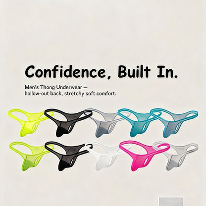 QS【Fan Benefit Item】Ultra-Thin Sheer Sexy Low Rise T-Back Fit Thong