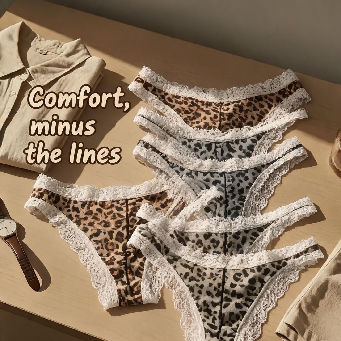 ZD Leopard Lace Briefs
