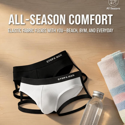 ZD Strappy Cut‑Out Men Boxer
