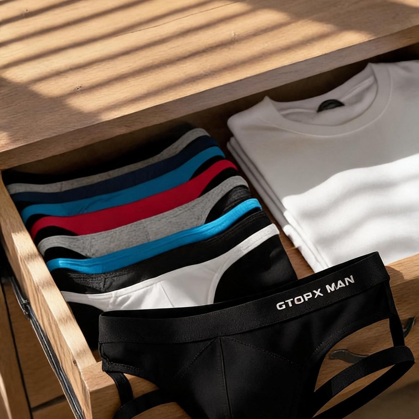 ZD Strappy Cut‑Out Men Boxer