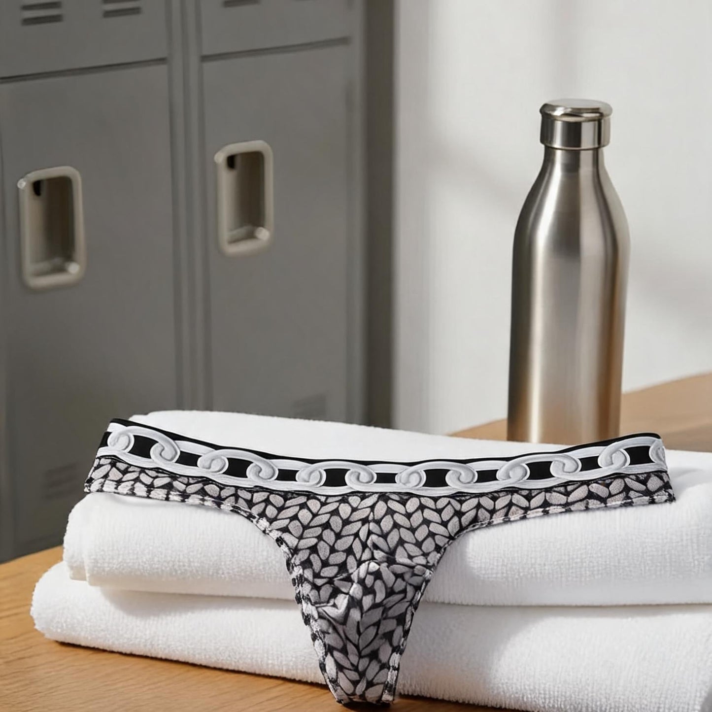ZD Trendy Waistband Printed Thong