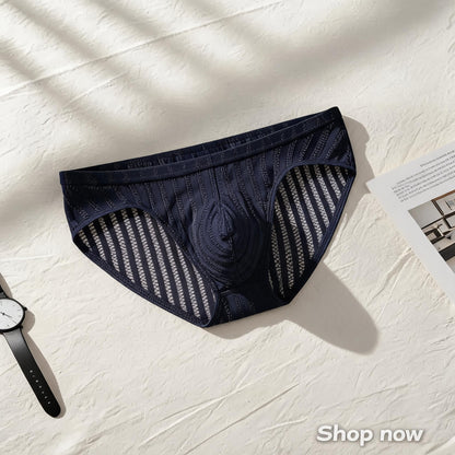 ZD Ribbed Breathable Mesh Briefs