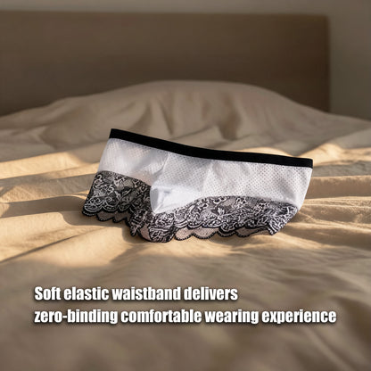 Breathable Mesh Lace Men’s Boxer Briefs