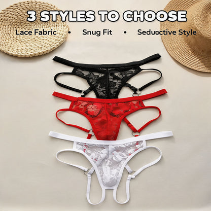 Lace Sheer Low-rise Thong