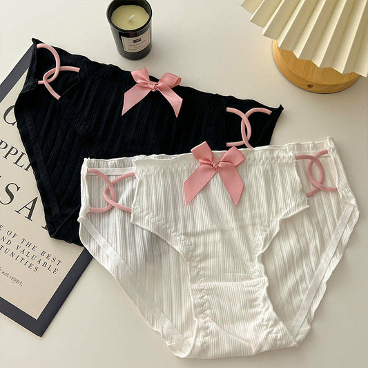 ZD Oversized Bow Cotton Cheeky (4 Packs)