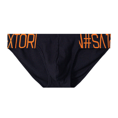 Letter strap pure cotton sexy briefs