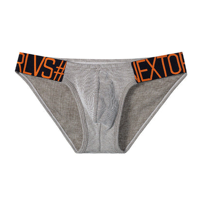 Letter strap pure cotton sexy briefs