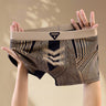 Geometric Print High-Elastic Boxer Briefs