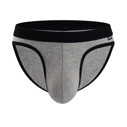 ZDBlack-Trim Pure Cotton Briefs
