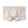 Star Dot Print Herringbone Woven Waistband Boxer Briefs