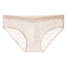 Crack Texture Full Hollow Sheer Low-Rise Briefs