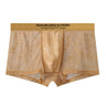 Allover Floral Lace Slogan Waist Boxer Briefs