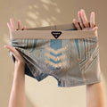 Geometric Print High-Elastic Boxer Briefs