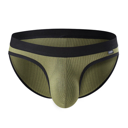 ZDBlack-Trim Pure Cotton Briefs