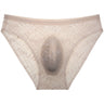 ZD Printed Sheer Mesh Men Brief