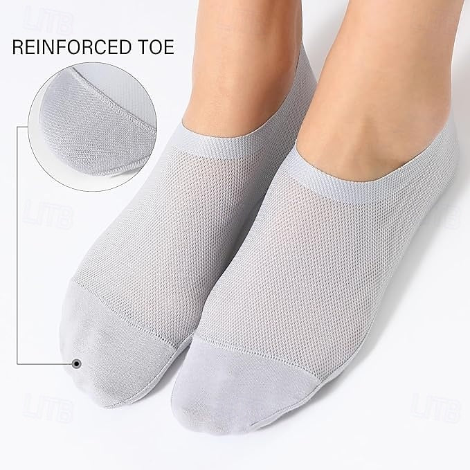 Men’s Mesh Ultra Breathable Ice Silk Invisible Socks