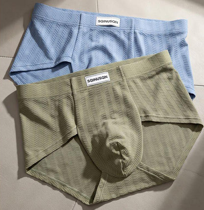 Embossed Texture Quick‑dry Boxer Briefs
