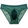 ZD Printed Sheer Mesh Men Brief