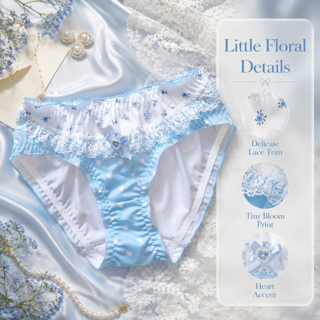 QS Sweet Printed Silky Briefs