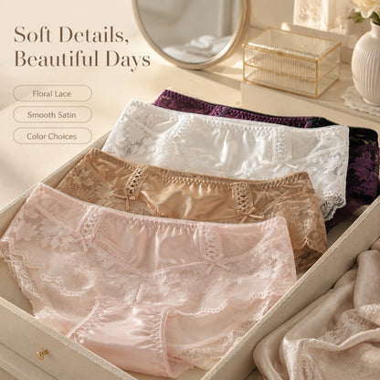 QS Double-sided Bow Lace Panties