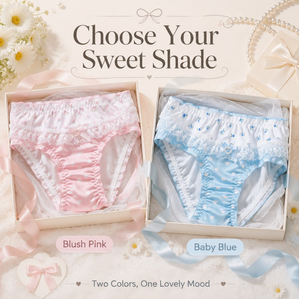 QS Sweet Printed Silky Briefs