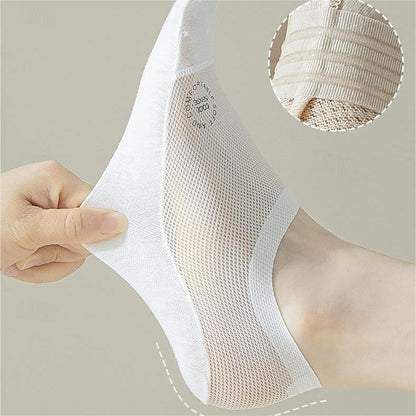 Men’s Mesh Ultra Breathable Ice Silk Invisible Socks