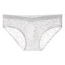Crack Texture Full Hollow Sheer Low-Rise Briefs