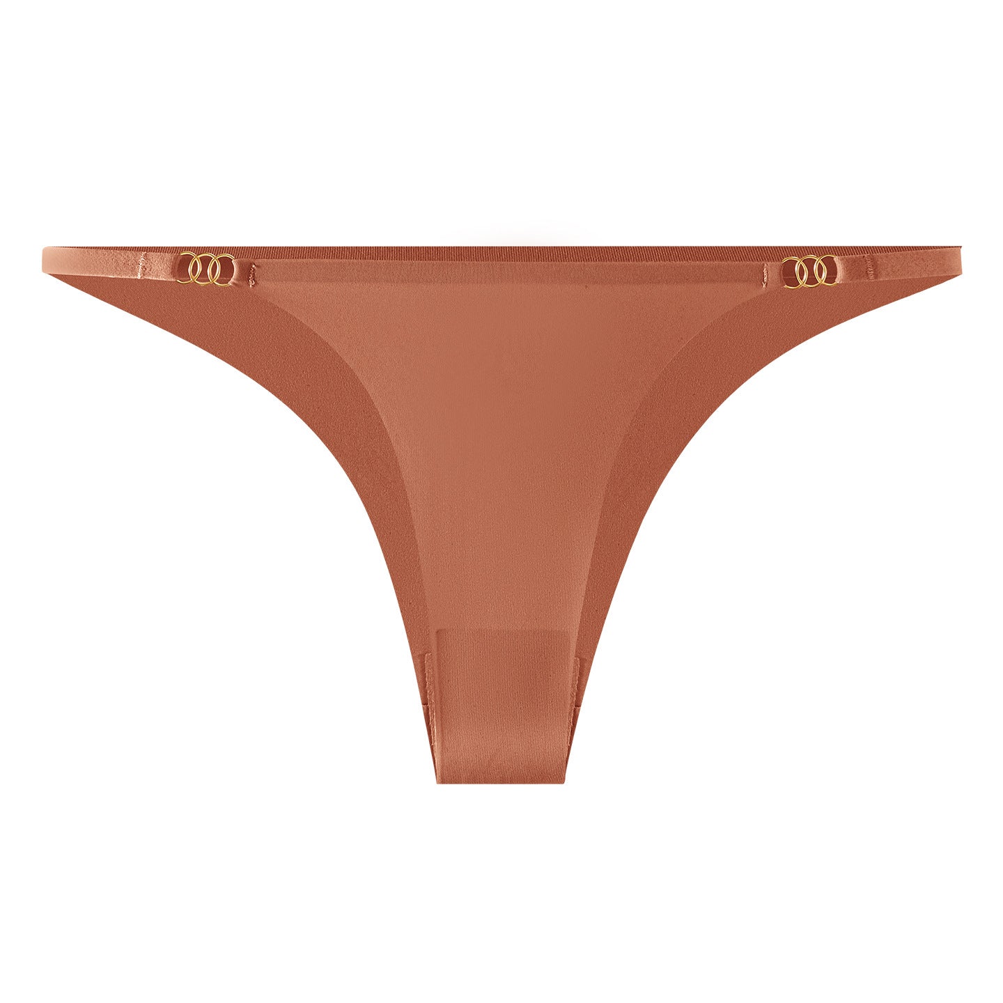 Metal Ring Thin Strap Minimal Low-Rise Thong