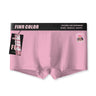 Vertical Rib Cartoon Print Slogan Wide Waist Boxer Briefs