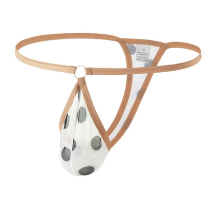 ZD Printed Sheer Mesh Thong